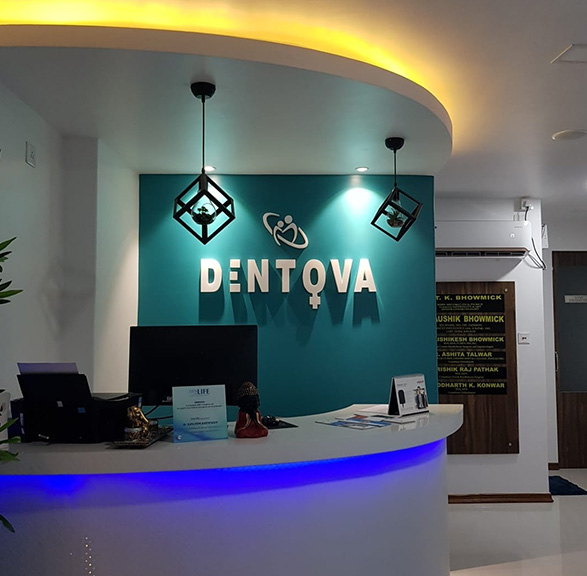 Dentova Clinic Reception – Trusted Dental and Aesthetic Clinic in Guwahati